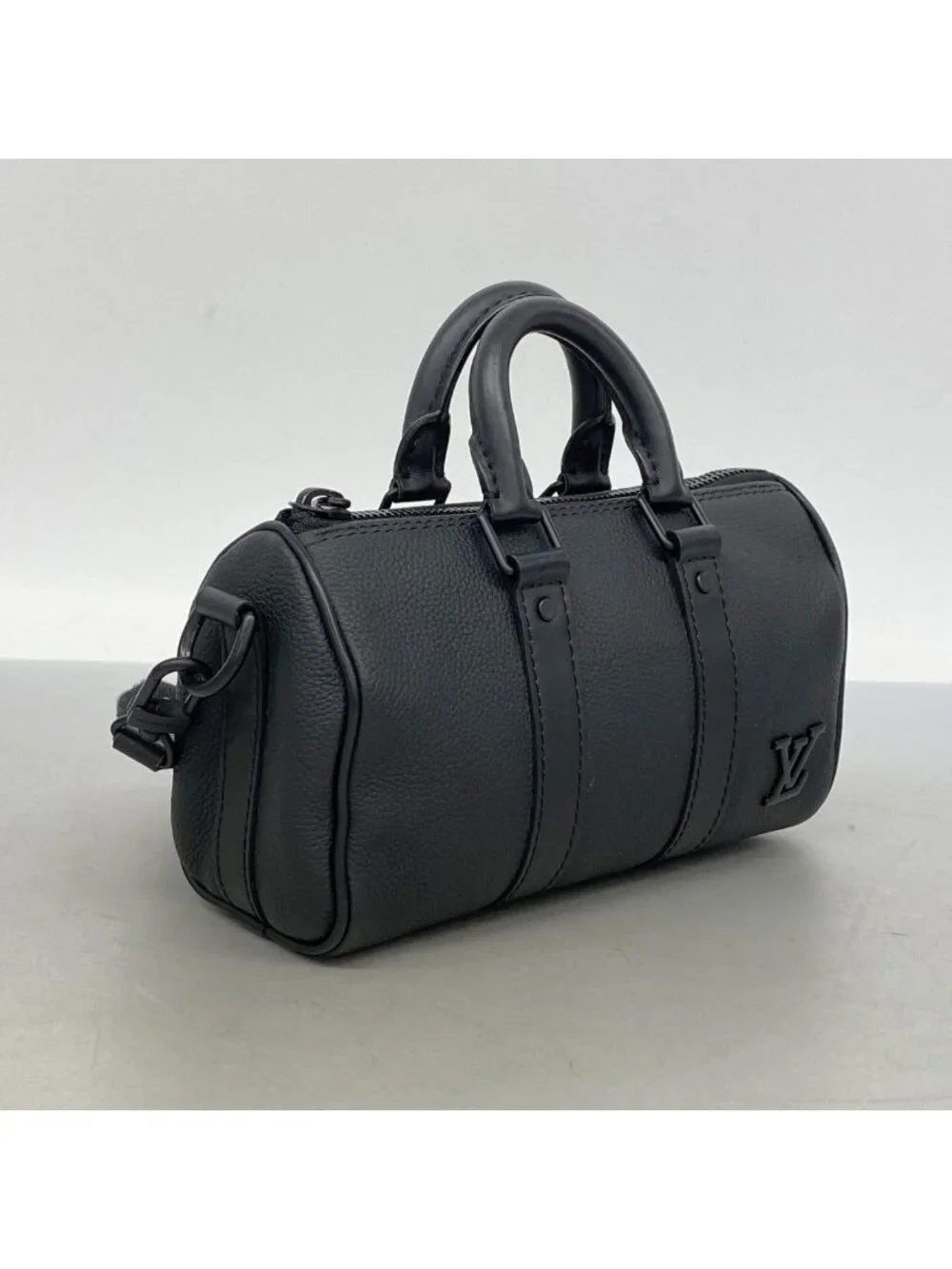 Louis Vuitton Handbag LV Aerogram Keepall XS Noir 2-Way